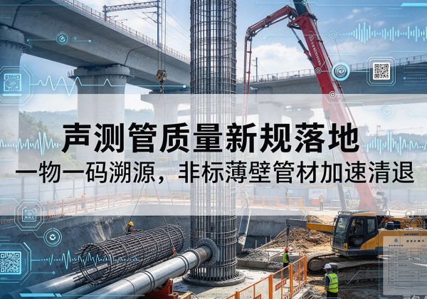 平远声测管质量新规落地，一物一码溯源，非标薄壁管材加速清退