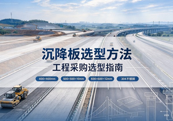 平远沉降板选择方法